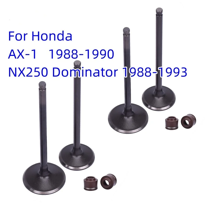 4.5mm Motorcycle Engine Input Output Intake Valve Exhaust Valve Stem For Honda AX-1 AX1 NX250 Dominator 250 NX 250