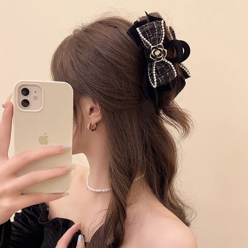 Koreanische Version neuer Trend Blume Bogen Hai Clip Geburtstags feier kreative Haars pange Frauen elegante Haarschmuck Geschenk