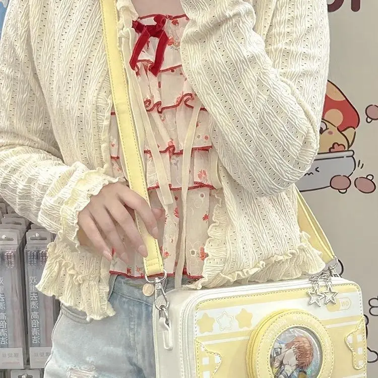 JIAERDI Harajuku Aesthetic Camera Itabag Women Versatile