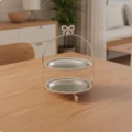 Silver 2-Tier 21CM