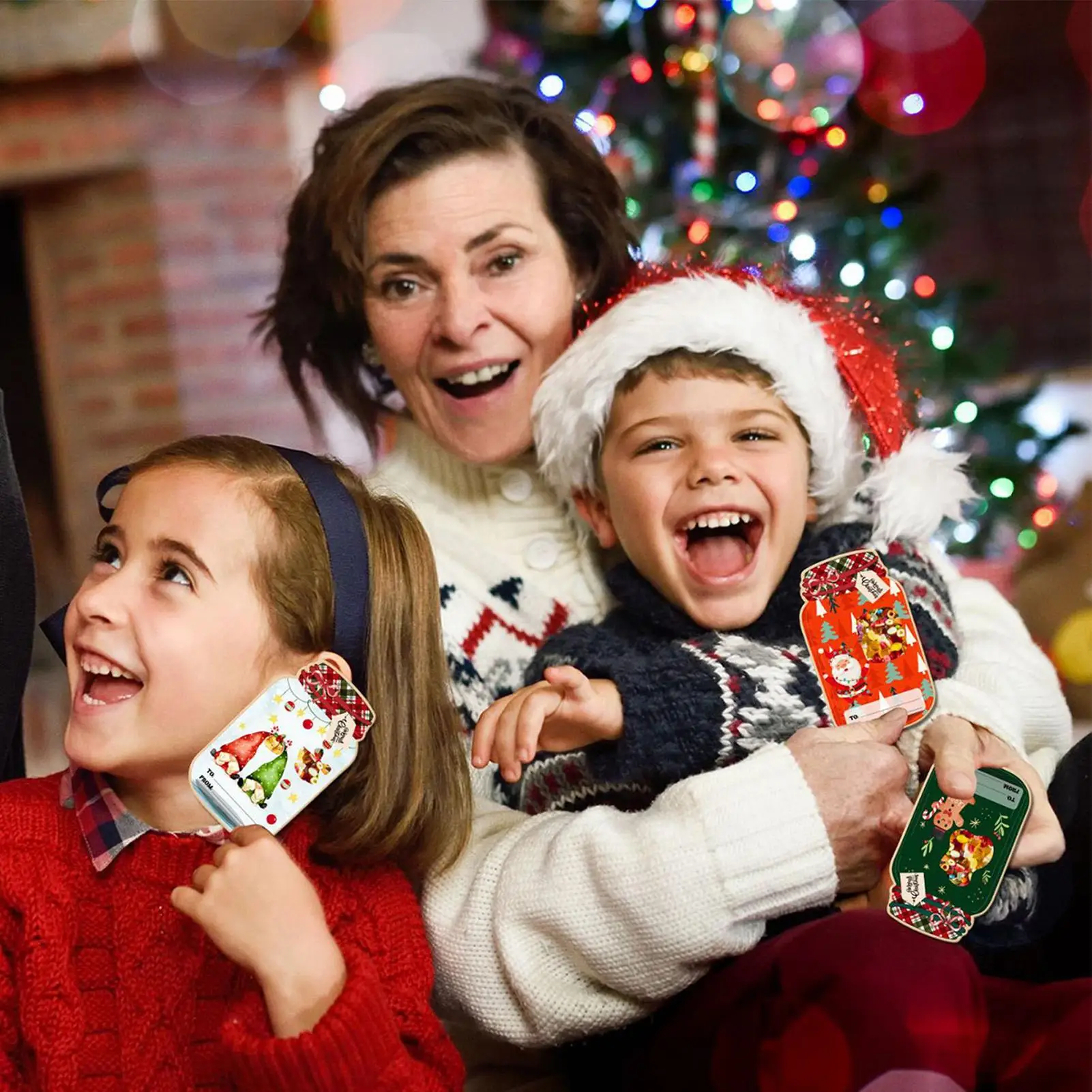 

Holiday Greeting Cards Jar Shape Hollow Out Design Vintage Merry Christmas Greeting Card For Her For Men Women Boys Youth Teens