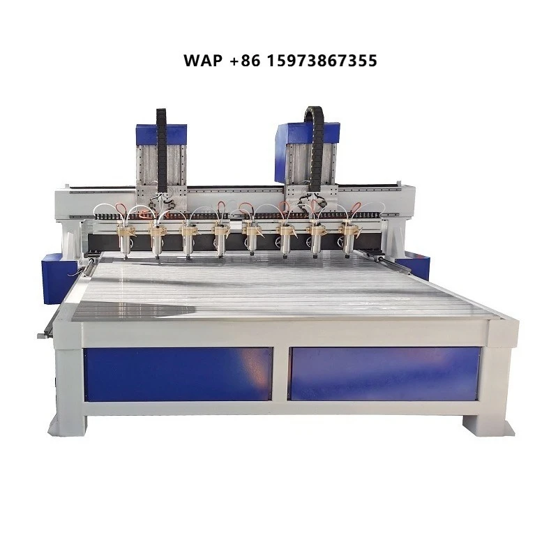 Cabezal de Máquina de Perforación Múltiple para Madera 3D con Rotación para Router CNC