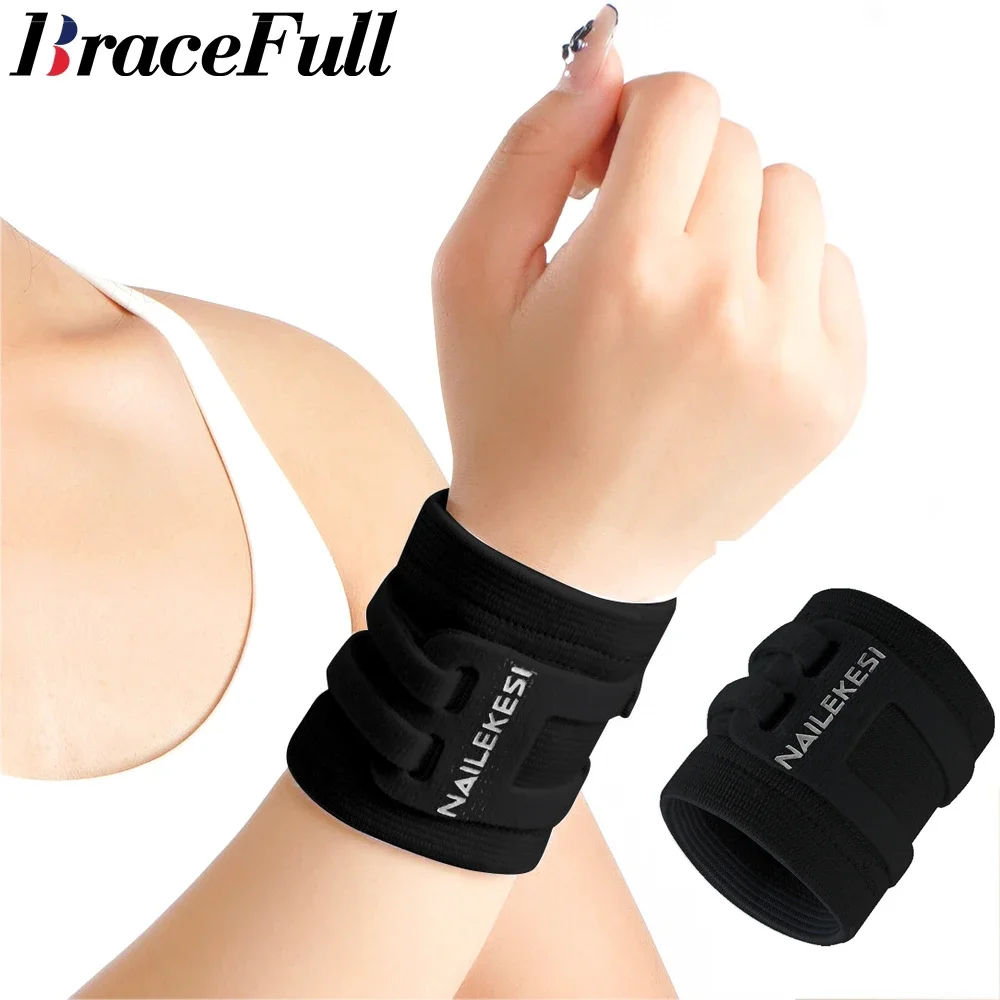 

1PC Wrist Brace for TFCC Tears,Adjustable,Dual protection,Fit Both Right &Left Hand,Support for Fitness,Tendonitis,Carpal Tunnel