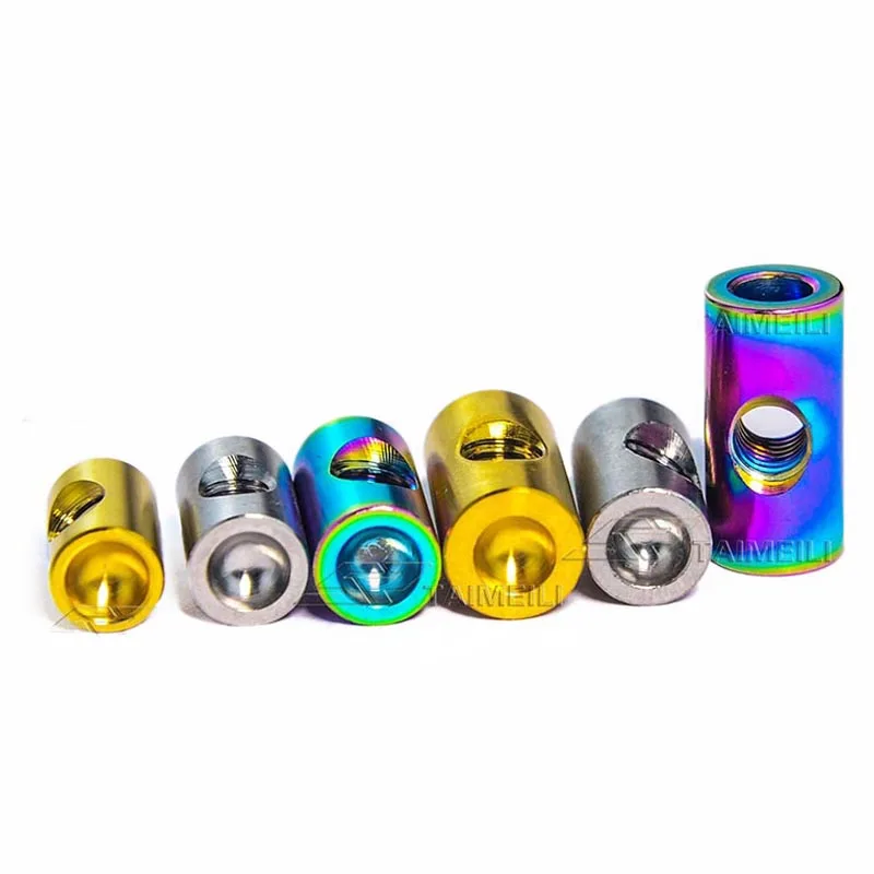 AliExpress TAIMEILI GR5 Titanium Alloy Cylindrical Seat Post Fixing Nuts M5 M6 M7,  Bicycle Repair Fastener Accessories