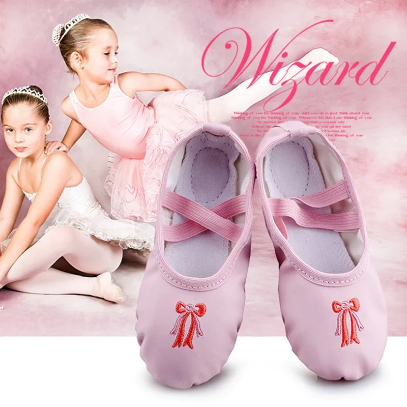 Embroideried Flower's Ballet Dance Shoes Yoga Sneakers Women Yoga Gym Woman Suede Outsoles Soft Ballet Dance Shoes