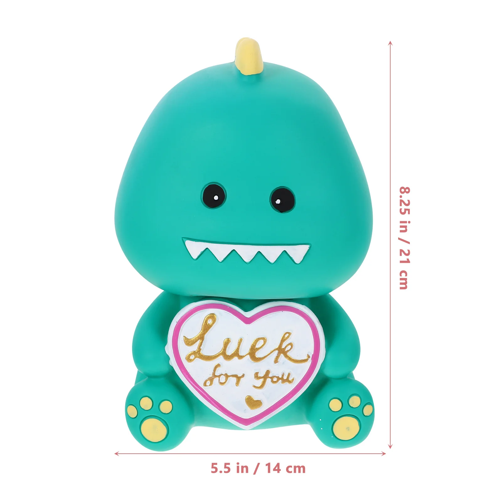 Hucha con forma de dinosaurio, bote de dinero de vinilo para niños y adultos, regalo de cumpleaños y Navidad, tarro de ahorro de monedas, decoración del hogar, cerdito decorativo