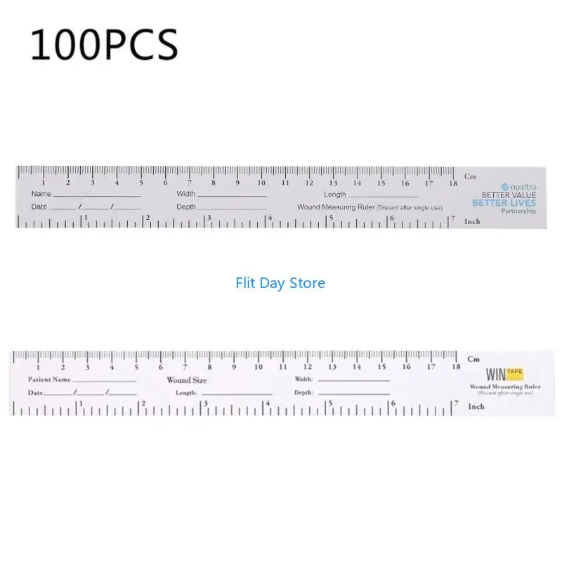 F92C Paper Tape Measure Wound Measuring Rulers Educare Used Measuring 100 Pack