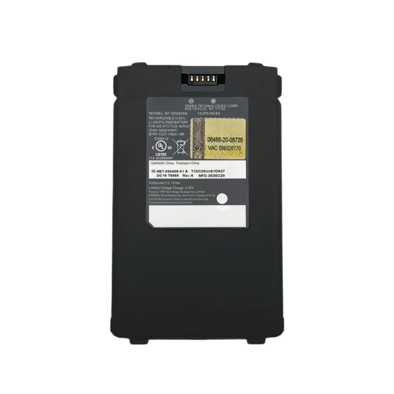 4.35V 3300/5000mAh TC21 Rechargeable Battery for Zebra TC26 TC26AK BT-000409 BT-000411-08 High Quality Data Collector Battery