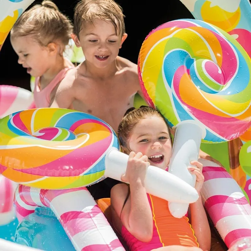Juguetes inflables de verano, piscina de juegos para niños, baño de bebé, piscina de bolas oceánica, tobogán, rociador de agua, piscina inflable al aire libre
