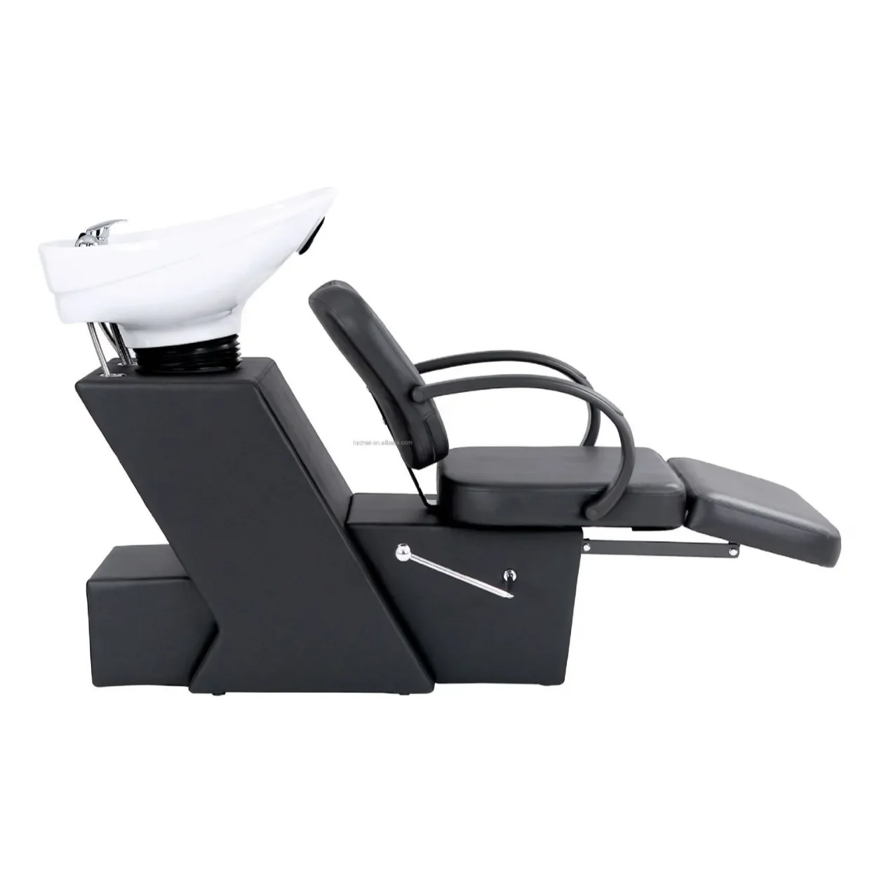#Hair Salon Barbershop Semi Recumbent Flush Porcelain Basin Shampoo Bed Hair Salon Massage Flush Bed