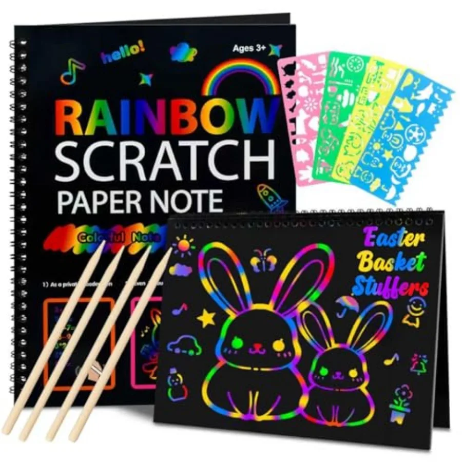 Scratch Paper Art Crafts Stocking Stuffers for Teens 2 Pack