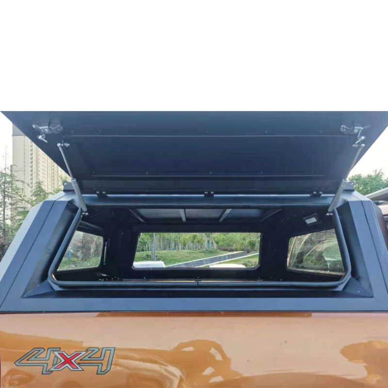 Hot Selling 4x4 Waterproof 8FT Steel Pickup Truck Hardtop Canopy Topper Camper Fit For Hilux Tundra Tacoma Ranger Isuzu