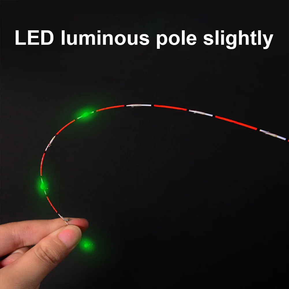 55 سنتيمتر نصف كامل سبائك التيتانيوم طوف عصا تلميح القطب ليلة قصبة صيد خشبية تجديد تلميح استبدال الصيد رود تلميح