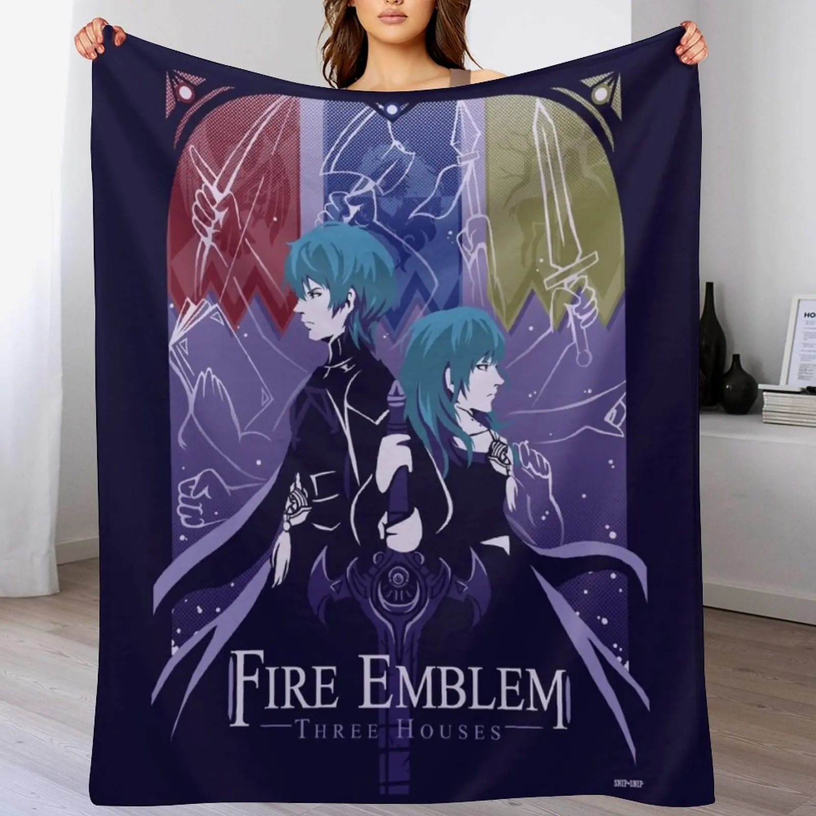 

New Fire Emblem Three Houses Throw Blanket halloween christmas decoration Blankets