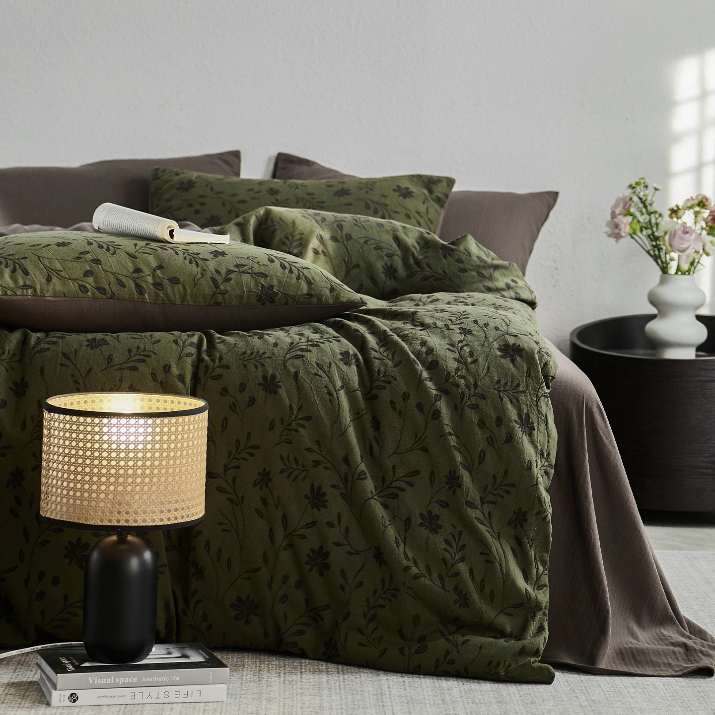 High-end Vintage Elegance 100% Cotton Bedding Set 2025 New Release Bohemian Style Luxury Sheet Set for Comfortable Sleep