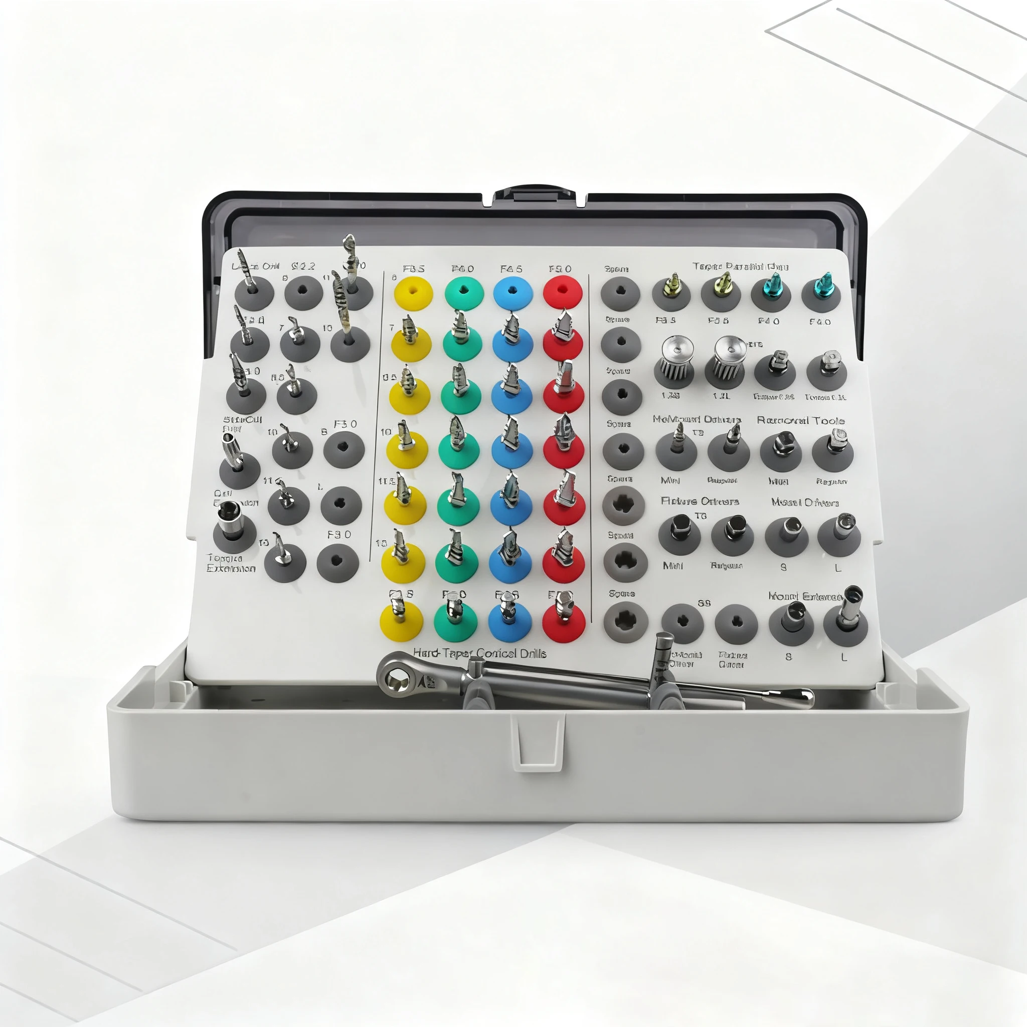 Medical-Grade Stainless Steel Dental Implant Restoration Tool Kit - All-in-One Set with Fast Screw Removal Diverse