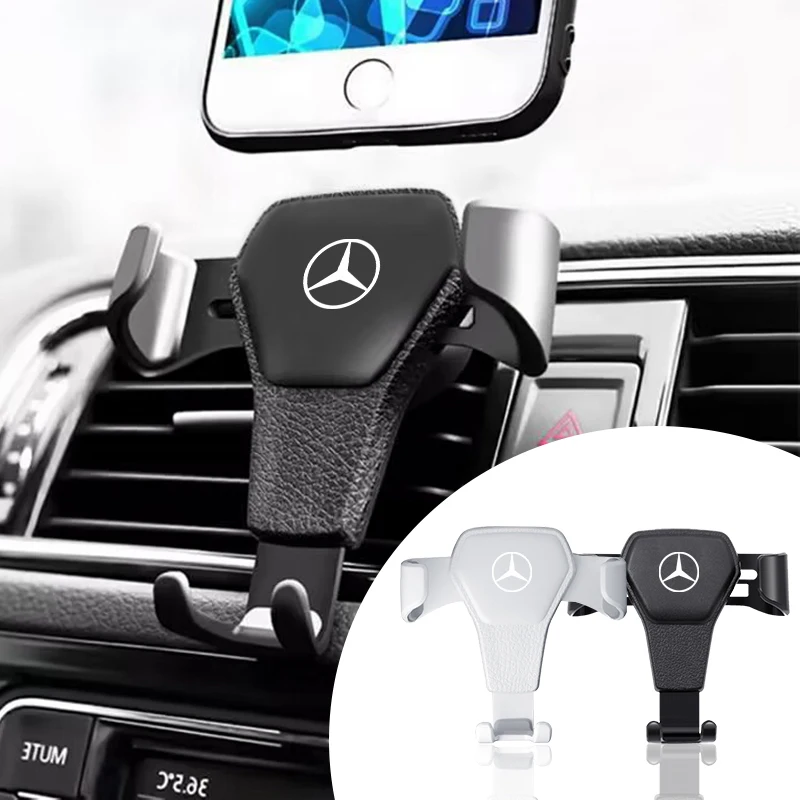 Gravity Car Phone Holder Air Vent GPS Stand Accessories For Mercedes Benz AMG W204 W212 W213 W205 W203 W211 W210 W124 W169 W220