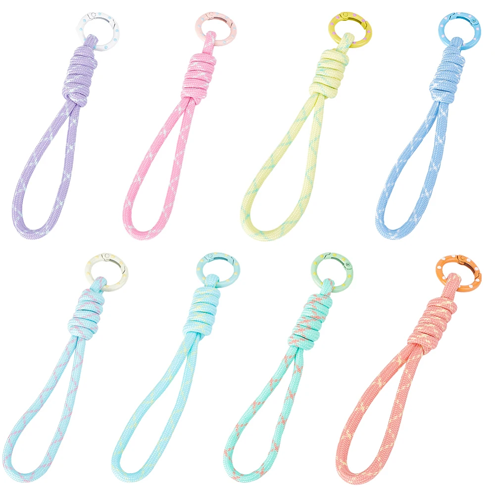 8-pecas-de-decoracao-de-pingente-de-cordao-de-poliester-em-8-cores-com-anel-de-liga-para-enfeites-de-bolsa-140~145x25x14mm-1-peca-cor