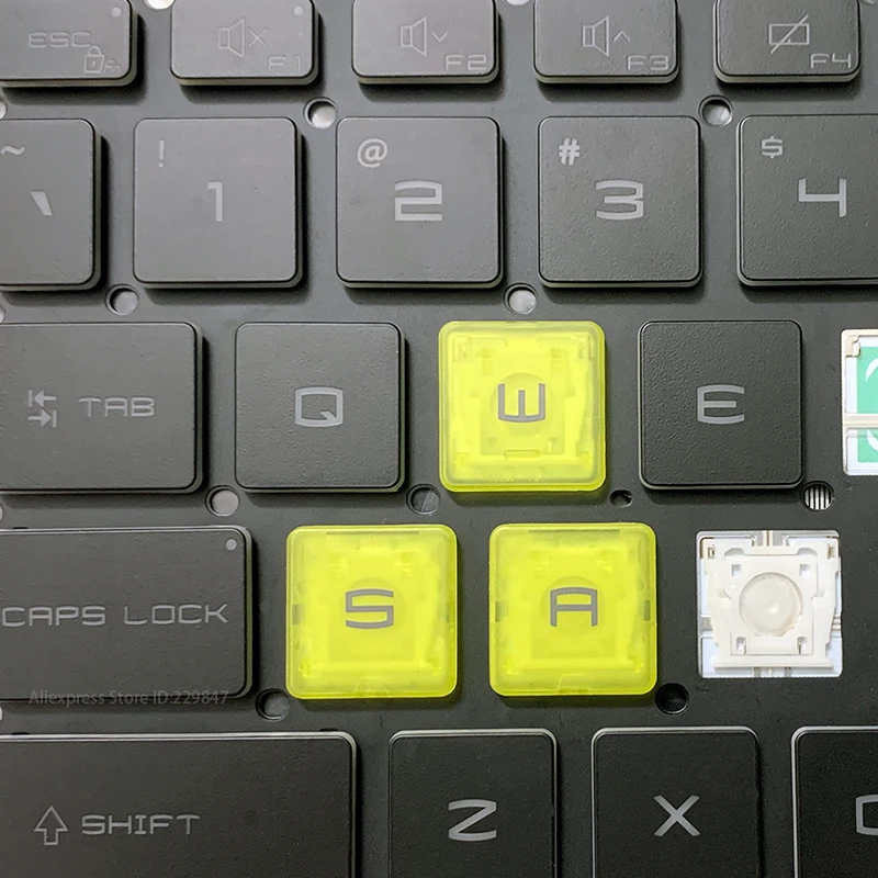 Replacement Key Cap&Hinge For MSI Z16 GP76 GL66 GL76 GF66 MS-1582 MS-17L1 MS-17H3 Keyboard Keys Keycaps