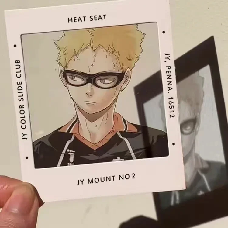 

Anime Haikyuu!! Kei Tsukishima Cosplay Projection Acrylic Gorgeous Butamine Reversal Films Decoration Photo Prop Birthday Gift