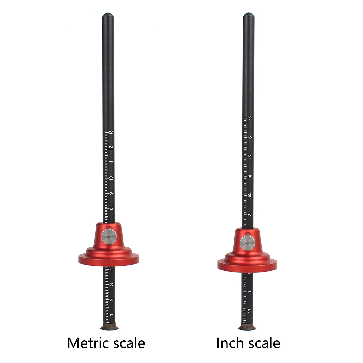 Imagem -03 - Dupla Metric Roda Marcação Gauge Carpintaria Scriber Polegada Escala Desenho de Linha Paralela Mortise Medição Régua