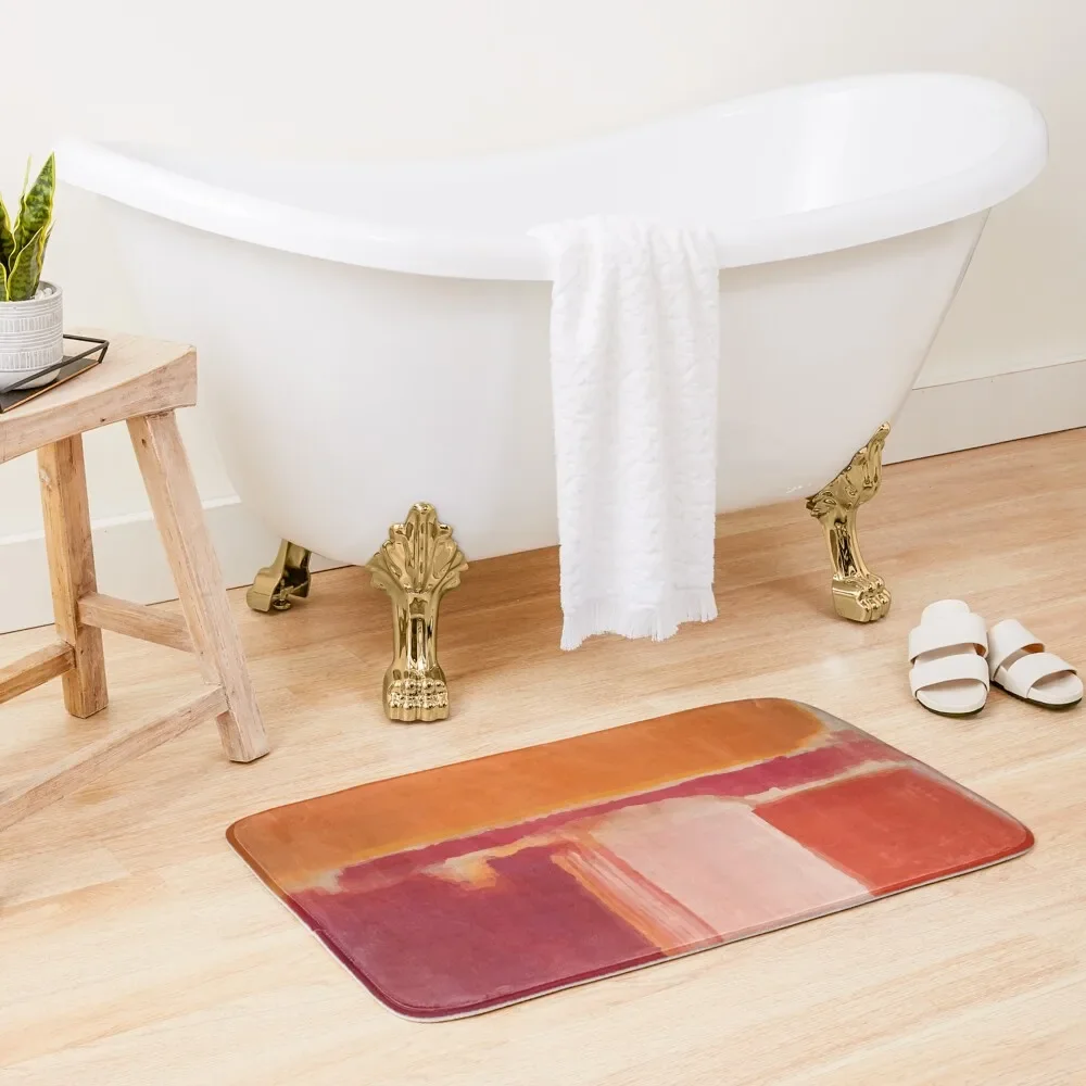 

Mark Rothko | Yellow, Cherry, Orange Bath Mat Anti-Slip Bathtub Mats In The Bathroom Bathroom Accessory Bathroom Deco Mat