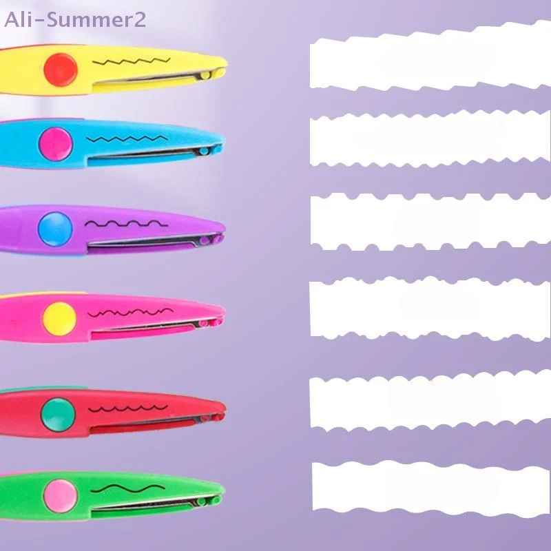 {MX} 2/3/4 pièces papier artisanat carte Photo ciseaux motif ondulé coupe-papier bricolage outils faits à la main enfants cadeaux fournitures de bureau