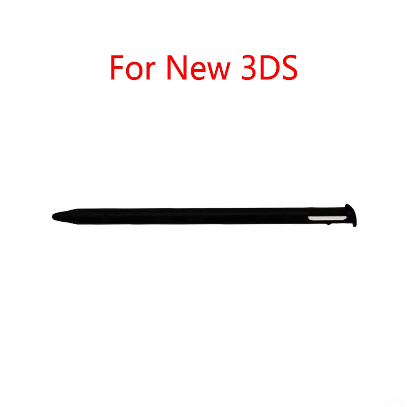 Pena Stylus plastik, pena layar sentuh untuk Nintendo New 3DS konsol Game layar sentuh pena Stylus logam