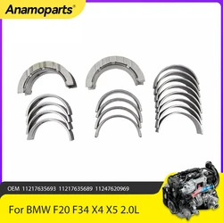 Engine Parts Crankshaft Bearing & Con Rod Oversize 0.25mm Kit Fit 2.0 L Gas For BMW F20 F34 X4 X5 2.0L B48 11247620969 2014-2020