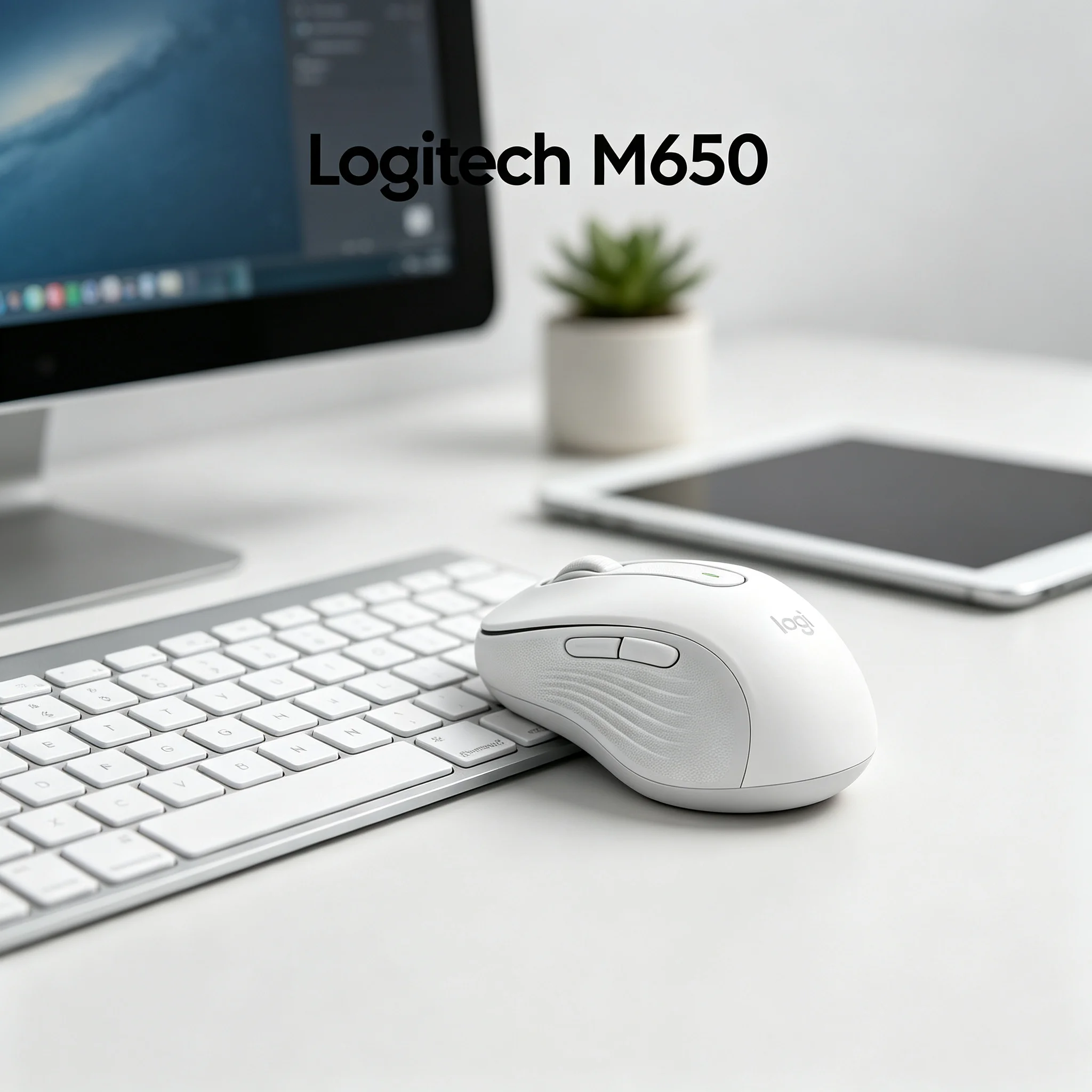 Logitech M650 Signature Wireless Office Mouse Multi Device Pairing Switch Between 3 Devices 5 Customizable Buttons Adjustable DP