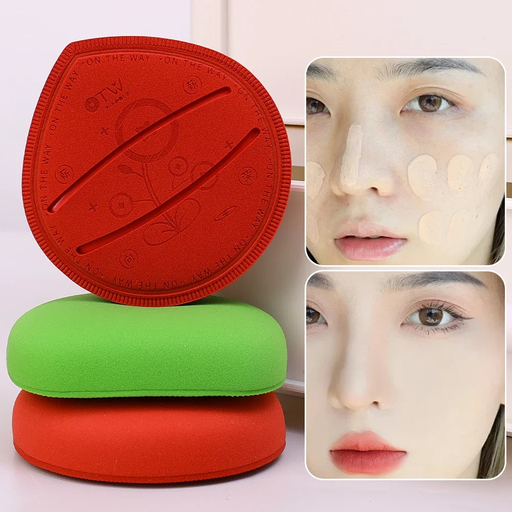 Large Air Cushion Puff with Storage Box Thickened Dry Wet Use Cosmetics Puff Soft Non-Powder Foundation Concealer Makeup Puffs