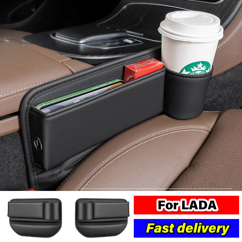 

Car Seat Gap Organizer Storage Box Pocket Wallet Keys Card Cup Phone Holder Interior Accessories For Lada Niva Ray Granta Kalina