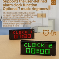 LED Music Spectrum Display DIY Kit 16X32 Rhythm Light Clock 8 Kinds Spectrum Mode SMD Soldering Display Light, Blue Easy To Use