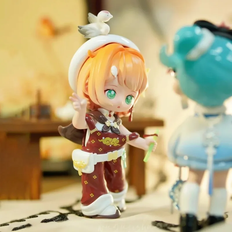 

Tangna Oriental Overture Chinese Style Series Blind Box Cute Cartoon Anime Doll Model Trendy Play Handmade Desktop Ornament Toy