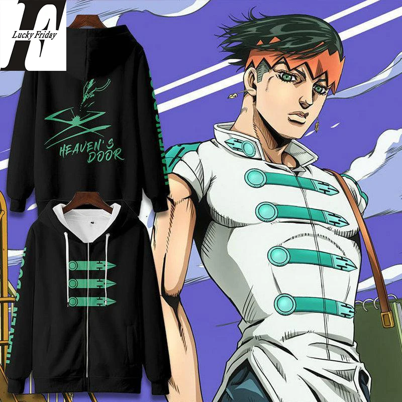 

JOJO's Bizarre Adventure Rohan Kishibe Japan Anime 3d Hoodies Sweatshirts Men Women Hooded Tops Long Sleeve Cool Hoodie Pullover