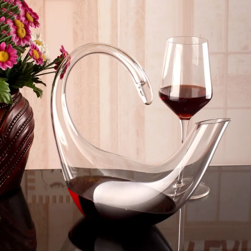 Lead Free Crystal Glass Decanter Scorpio Shaped Artificially Blown Integrated Creative Red Wine Decanter