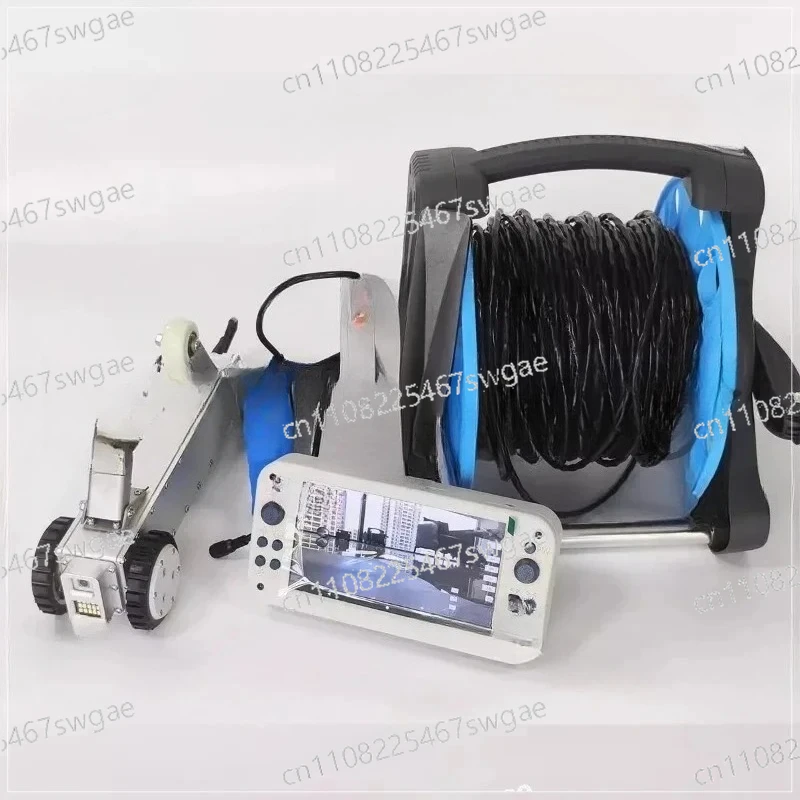 Waterproof  Line Control Submersible Cable with Remote Pipeline Robot Inspection Car Threading