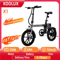 KOOLUX X1 Folding E-Bike Adult 250W Electric Bicycle Men’ E-City ebike 36V6AH Battery 16\