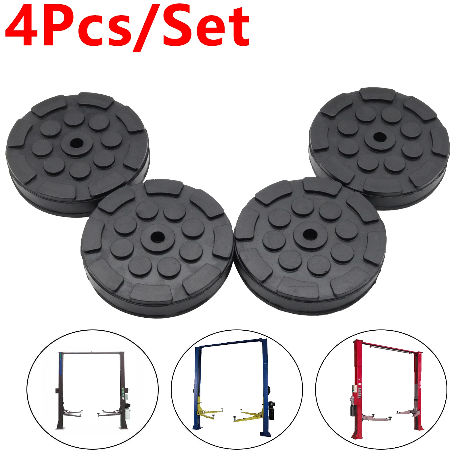 

Universal Car Rubber Jack Pad Frame Protector Hydraulic Ramp Trolley Jack Adapter for Pinch Weld Side Lifting Disk Jacking Tool