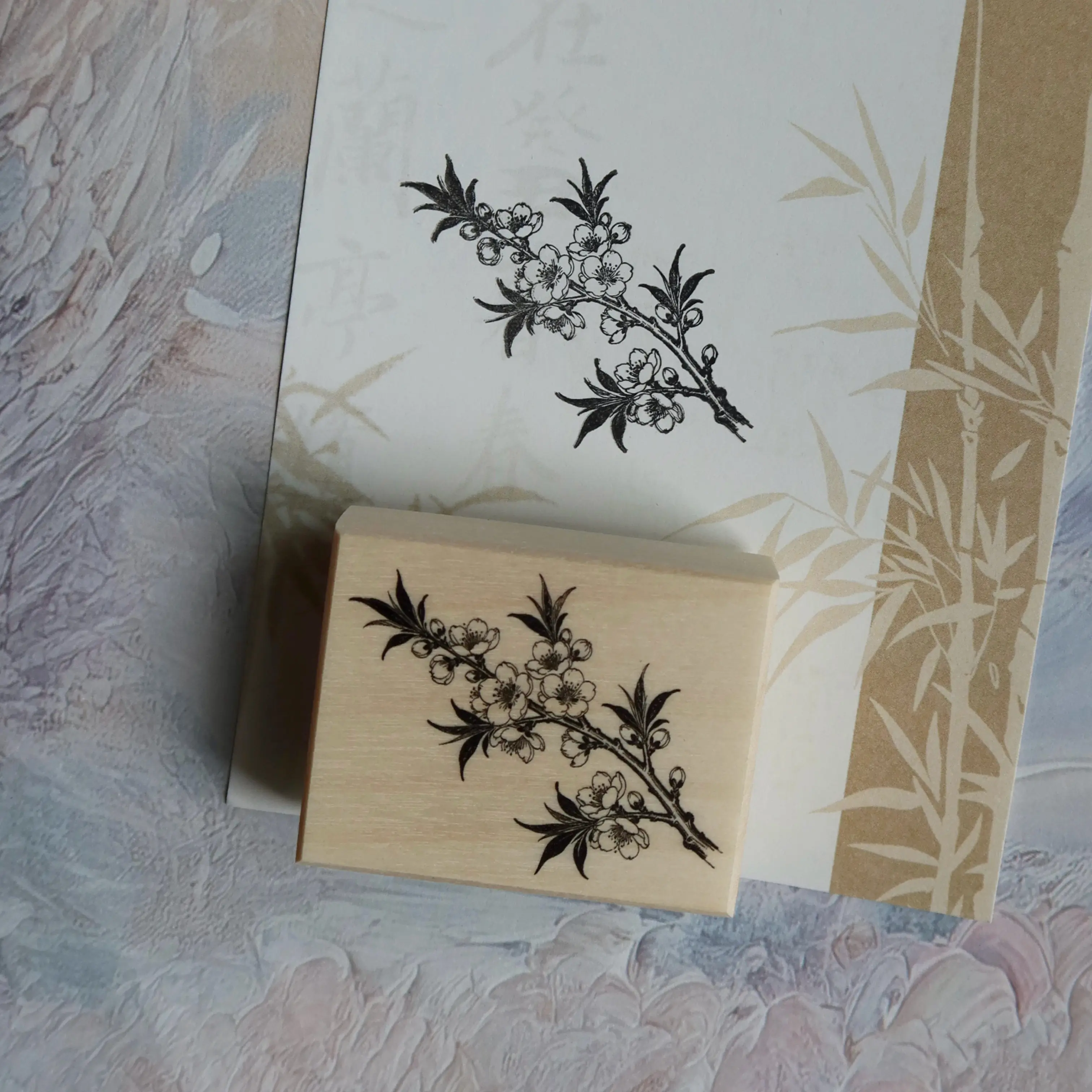 Zwölf Blumengötter Ahorn-Holzstempelset Pflanzenmaterial für Journal-Dekoration Geschenk Scrapbooking DIY Bastelbedarf Schreibwaren – Detail 4