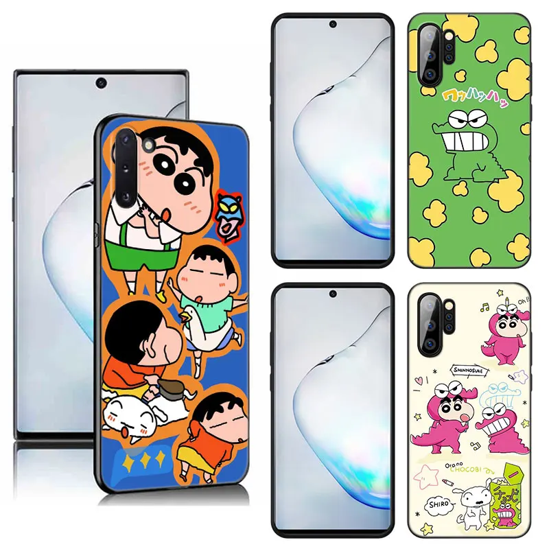 Cartoon C-Crayon Shinchan Case For Samsung M30 M31 S Note 10 20 M04 M13 M32 M14 M23 M33 M34 M42 M52 M53 M54 M11 M12 M21 M22 M51