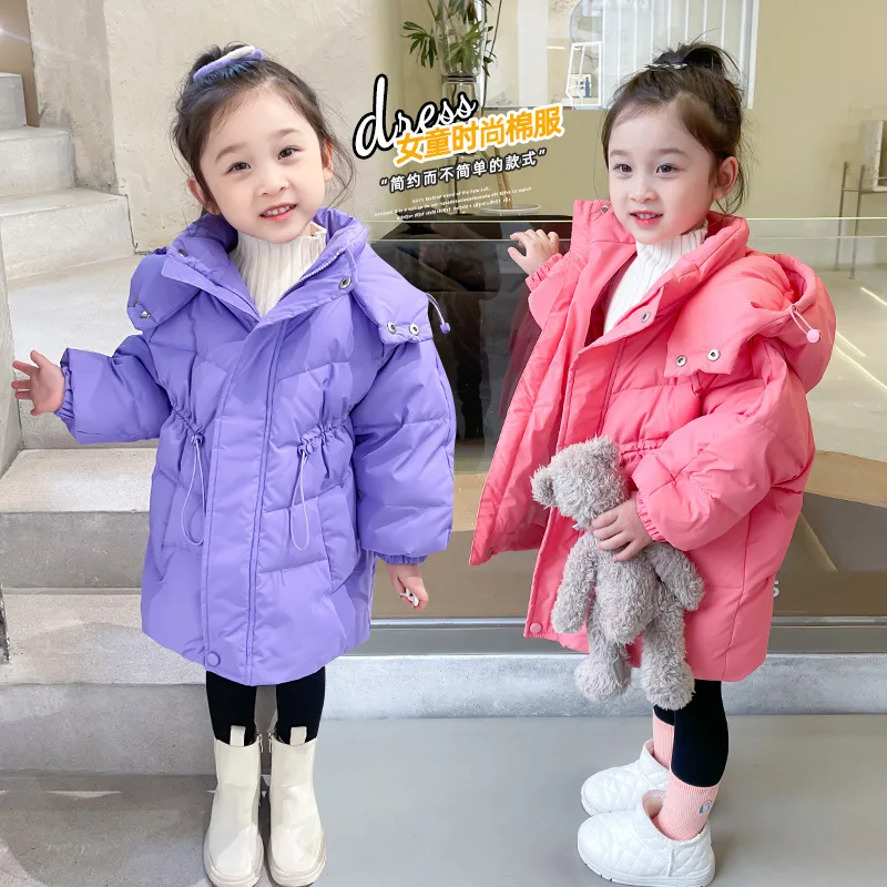 

Girls' cotton-padded winter jacket 2024 new children's cotton-padded girl winter padded jacket