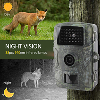16MP 1080P Wildlife Hunting Trail and Game Camera Motion Activated Security Camera IP66 Waterproof Outdoor Infrared Night Vision