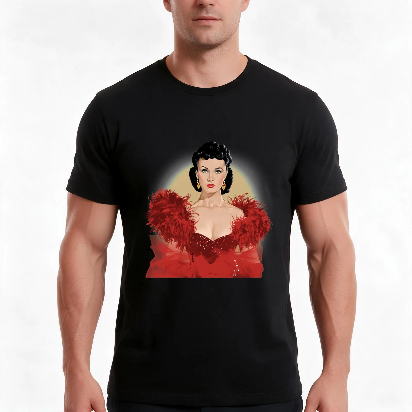 Current mood T-Shirt, Summer Casual Cotton Tee, Oversized Streetwear Tops, Vintage Graphic Print, Loose Fit Short Sleeve