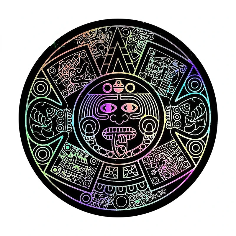 

For Aztec Calendar Mexico Car Sticker Decal Window Bumper Car Accessories No