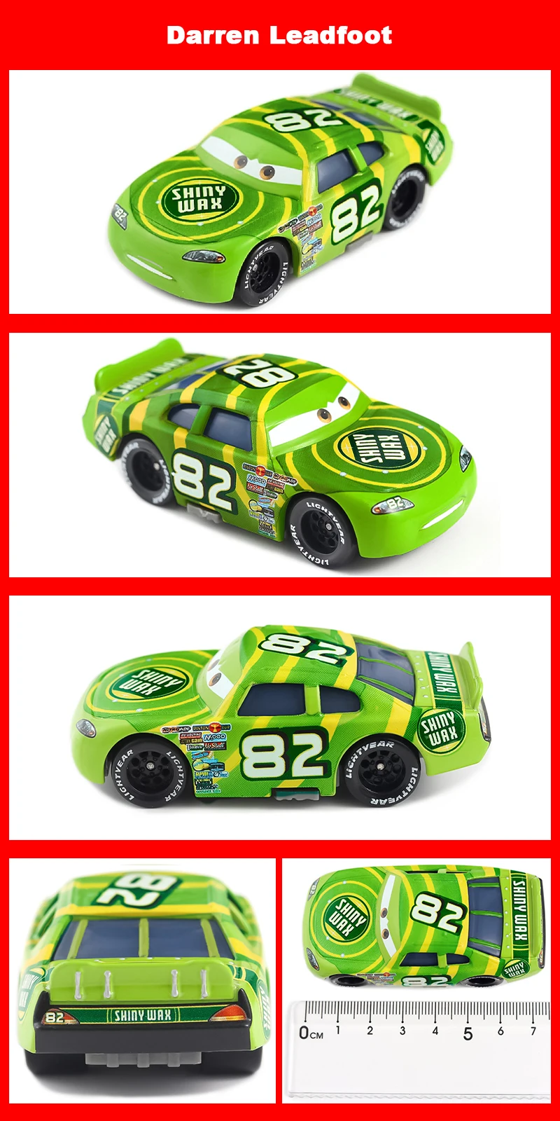 Pixar Cars Rennwagen-Spielzeugmodell, Legierungsmaterial, 1/55, Metall-Druckguss, Anime-Figur, Sage VanDerSpin, Sammlerstücke, Geburtstagsgeschenke – Detail 9