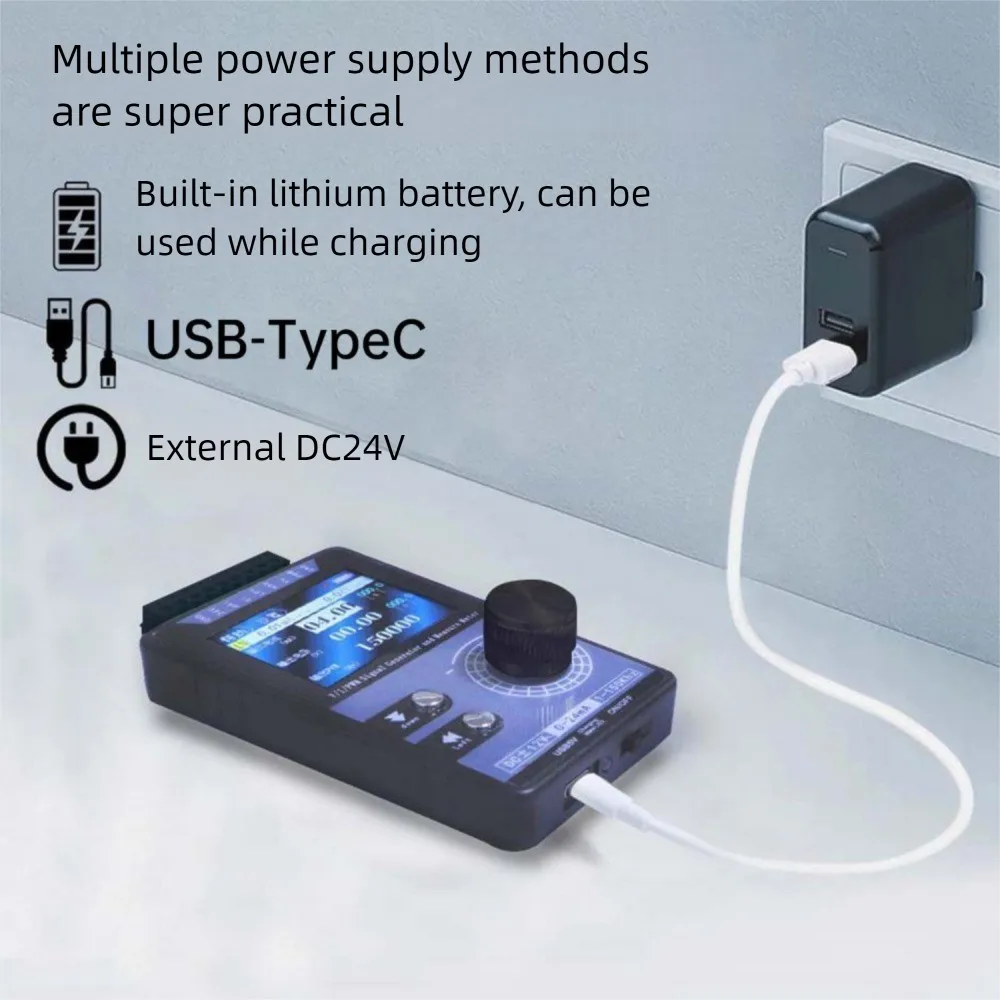 Handheld PWM Pulse Signal Generator PWM Current Voltage Signal Generator 0-10V Signal Source Simulator
