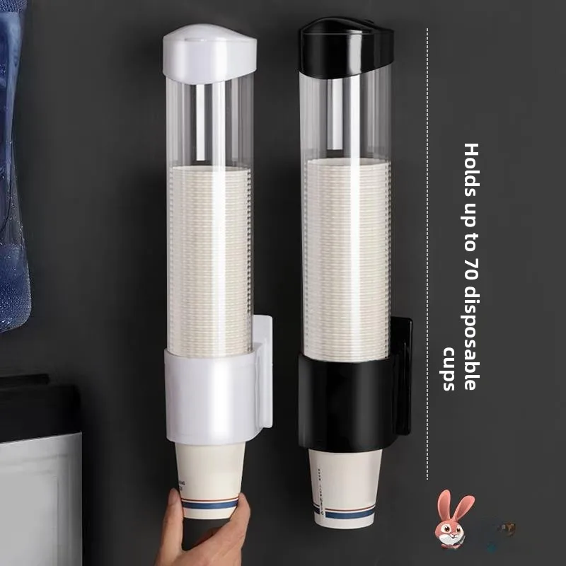 

Auatic Cup Dispenser Plastic Buet Water Dispenser Stand Disposable Cup Holder Commercial Use Home Batoom Organizer