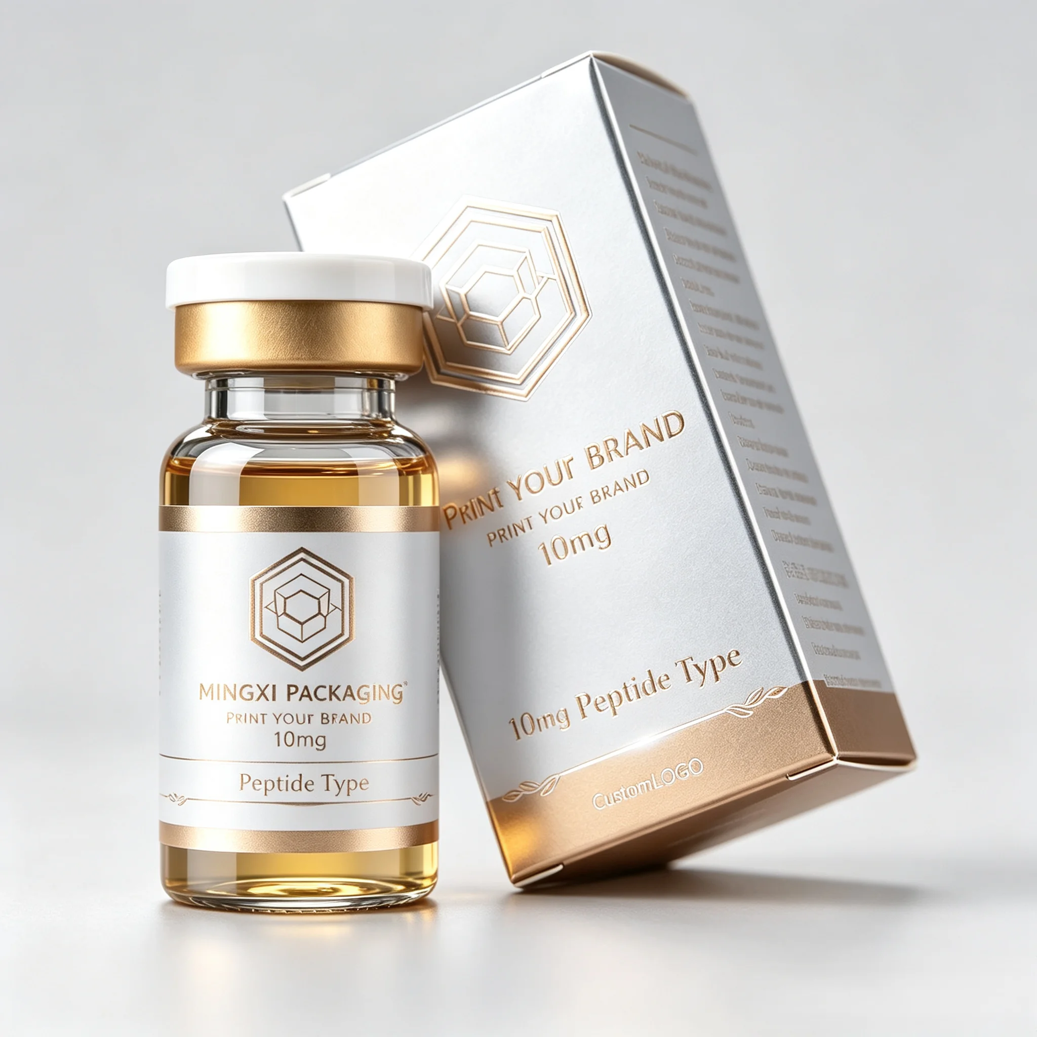 Luxury Custom Printed Peptide  - Luxury Skincare Packaging recension och pris