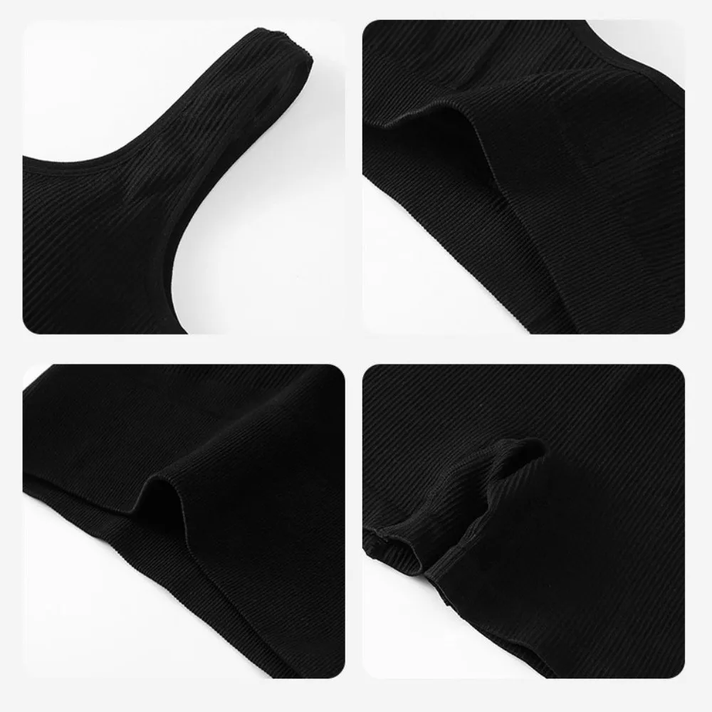 

Running Underwear Seamless Sports Bra Shockproof Breathable Fitness Vest Moisture-Wicking Comfortable Yoga Underwear Running